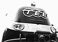 DB-Baureihe VT 11.5 in TEE-Farben, Frontansicht, 1959