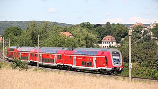 Regionalexpress bei Thüngen