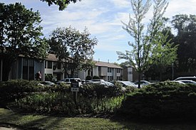 Typical townhouse development in Twin Rivers