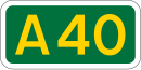 A40 road