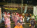 Afro brazilian albino pride during Brazilian Carnival.