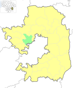 Location of Avižieniai Eldership