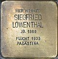 Braunschweig John-F.-Kennedy-Platz 5 Stolperstein Siegfried Löwenthal