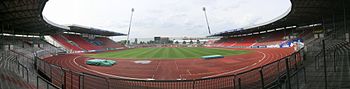 Das Städtische Stadion vor der Renovierung