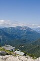 Blick vom Heimgarten, im Vordergrund die Heimgartenhütte