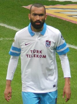 Bosingwa in het shirt van Trabzonspor in 2013