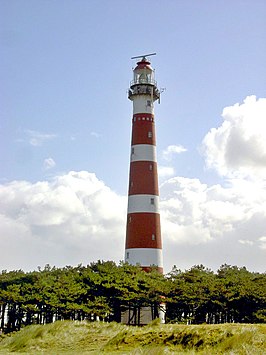 De vuurtoren van Ameland