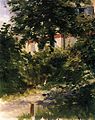 Édouard Manet: Gartenallee in Rueil, 1882, Musée des Beaux-Arts, Dijon