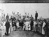 Chinese students during the May Fourth Movement in 1919