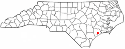 Location of Piney Green, North Carolina