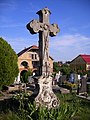 Barockkreuz auf dem Friedhof