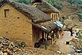 Stein- und Lehmhäuser in Nepal