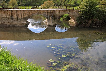 Il ponte del mulino a Trévières.