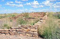 MS1250-1380 döneminden Puerco Pueblo kalıntıları