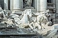 Uno dei cavalli marini nella Fontana di Trevi, Roma, XVIII secolo