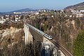 Das Sitterviadukt der SOB von der Herisauer Seite aus gesehen.