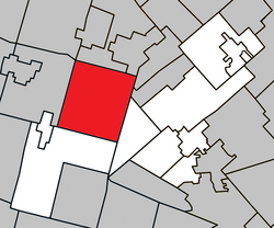 Location within Les Pays-d'en-Haut RCM