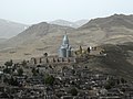 La chiesa di metallo del cimitero di Spitak