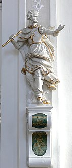 Berthold II. (1078–1111), barocke Stifterfigur im Kloster St. Peter