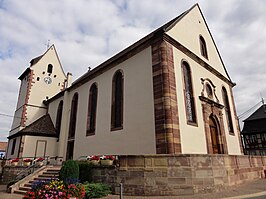 De kerk van Wingersheim