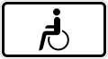 Zeichen 1044-10: nur Schwerbehinderte mit außergewöhnlicher Gehbehinderung