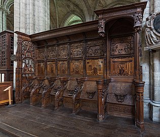 The choir misericords