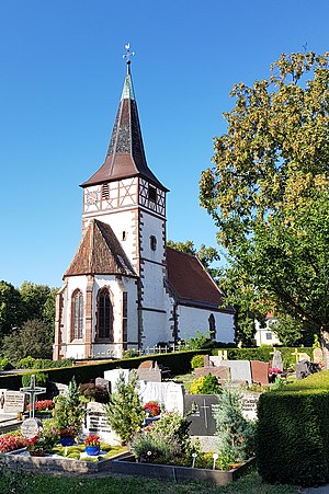 Speyrer Kirche, Ansicht von Nordosten