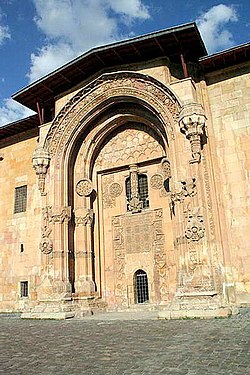 Divriği, portal of the Darüşşifa hospital adjoining the Great Mosque