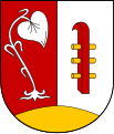 Steigbaum im Wappen von Doksy (CZ)