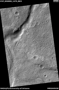 Valley, as seen by HiRISE under HiWish program