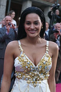 Eva Rivas beim Eurovision Song Contest in Oslo (2010)