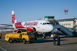 FlyArystan A320-200 in Kokshetau