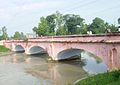 Photograph (2008) of an East India Company-era (1854) bridge on the Ganges Canal near Roorkee