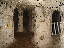 Chapel in the underground city of Naours