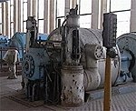 1926-os gyártású Zoelly-féle turbina egy része. 2002-ben még látható volt a Kelenföldi Hőerőműben (üzemen kívül)