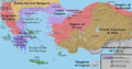 Image 4The division of the Byzantine Empire after the Fourth Crusade. (from History of Greece)