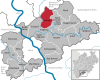 Lage der Stadt Lohmar im Rhein-Sieg-Kreis