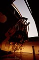 The ESO 2.2-metre telescope in its enclosure in 1996