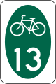 M1-8 State or local Bicycle Route