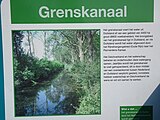 Grenskanaal, infobord in het Nederlands