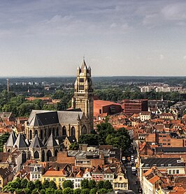 De kathedraal gezien vanuit de belforttoren