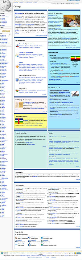 Esperantotalige Wikipedia