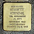 Stolperstein für Henriette Rosenthal