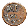 W.P. VI (6¼) obverse (2TE-5)