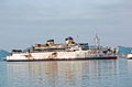 The Athinai (ex Santa Rosa) was used in the filming of Raise the Titanic. Image c. 1986