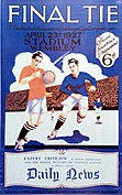 1927 FA Cup programme