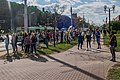 Minsk'teki kitlesel protestolar sırasında yerel dayanışma hatları, 13 Ağustos