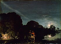 Die Flucht nach Ägypten von Adam Elsheimer, 1609