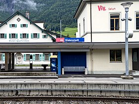 Bahnhofsgebäude im Jahr 2024