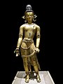 The Bodhisattva Avalokiteshvara, gilded bronze. Nepal, 16th century A.D.